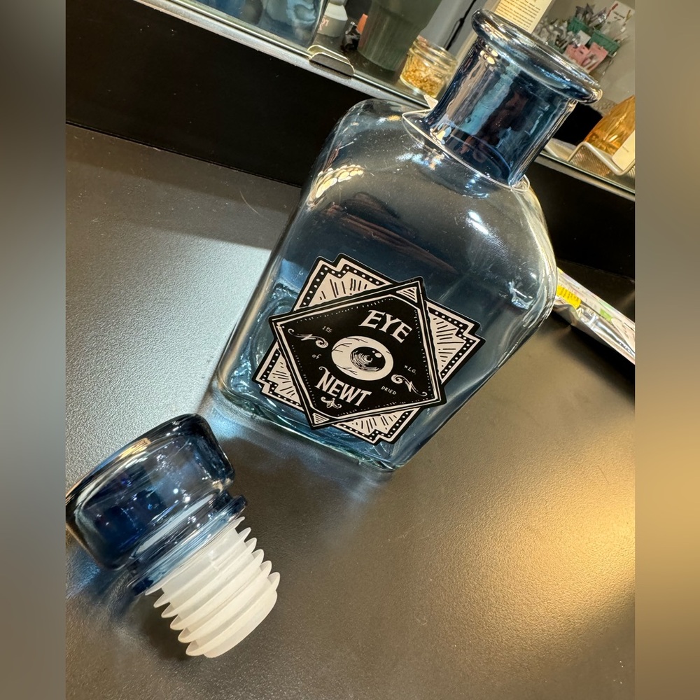 Eye Newt Glass Jar.
